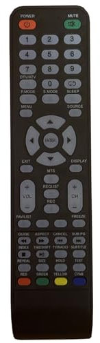 Nuevo Reemplazado Mando a Distancia para TV INVES LED2416-GR, LED-3214 FHD GR, LED-3914 FHD GR, LED-3915 GR,LED-4315 FHD GR - No se Necesita configuración TV Control Remoto