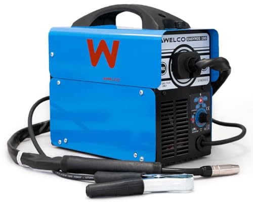 AWELCO - Poste à souder Mig sans gas - Régulation automatique Soudage acier Easymig 100
