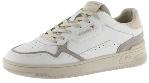 victoria 1985 Sneaker Unisex C80 Pelle & Pezzi Colorate & in Crosta di Pelle & Logo retrò 8800119 per Adulto Gris 38