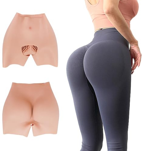 Minaky Silicone Pants Crossdresser Silicone Hips and Thighs Enhancer Hollow Crotch for Transvestite Drag Queen Transgender