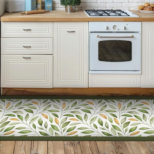 CREARREDA Alfombra Vinílica Cocina y Baño Antideslizante Lavable, Diseño Italiano Moderno, Impermeable, Decorativa, Resistente, Fácil Limpieza, Antimanchas, Higiénica, Made in Italy