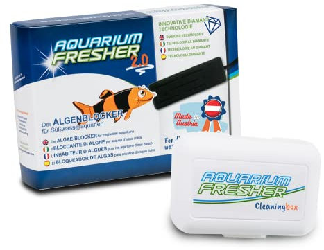AquariumFresher für Aquarien bis 500L inkl. Cleaningbox | Vorteilspack | gegen Algen | Algenfrei | klärende Wirkung
