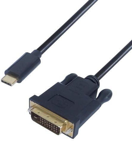 Connekt Gear 2m USB 3.1 Connector Cable Type C male to DVI D 24+1 male