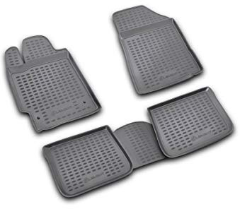 Element 3D Gummimatten Set passend für Toyota Camry (2006-2011) | 100% passgenaue Auto Fußmatten | 100% passжћЃеҐЅзљ„