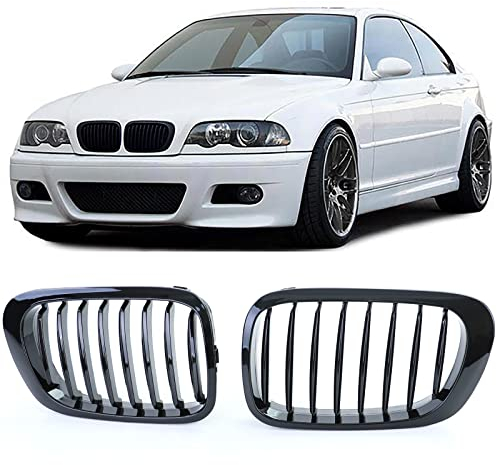 Sport Kühlergrill Performance Glanz passend für BMW 3er E46 Coupe Cabrio 99-03