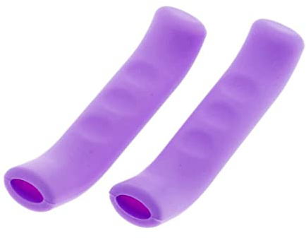 Cykelbromshandtag Täckbromsgreppspaken Skydd Anti Slip Waterproof Silicone Cykeltillbehör För Mountainbike (lila)