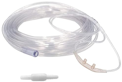 2pk 50Ft Salter-Style Soft Adult Oxygen Cannula with Swivel Connectors