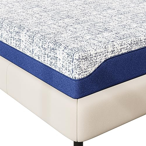 BedStory Matratze 90x200 cm, 2 Härtegrade H3-H4 & H5, 20cm hoch, Gel Memoryfoam Kaltschaum 7-Zonen Schaumstoffmatratze mit waschbarem Bezug, Öko-Tex Zertifiziert