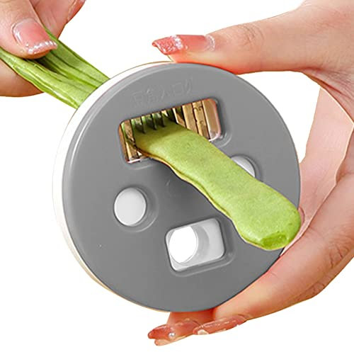 Affettatrice per fagioli runner, taglierina per fagioli in ABS, gadget sicuro e robusto per triturare rapidamente fagioli, facile da pulire Affettatrice portatile e leggera per affettare verdure,