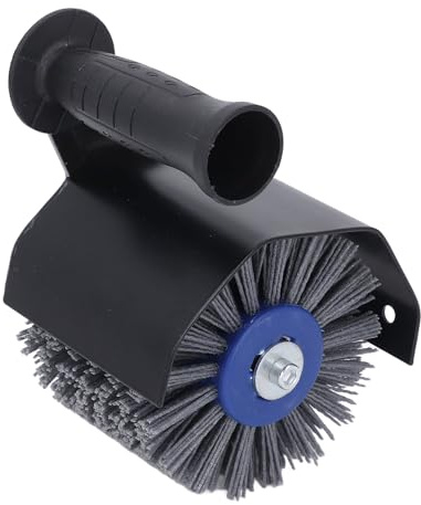 Kit Lucidatrice per Lucidatura, Levigatrice Elettrica Lucidatrice Grana 80 Accessorio per Smerigliatrice Angolare con 2 Ruote Lucidanti, per la Smerigliatura di Legno e Metallo