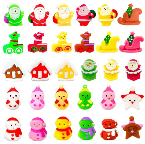 Morainjay 30 piezas mochi fidget squishes, juguetes blandos para fiesta infantil 2024