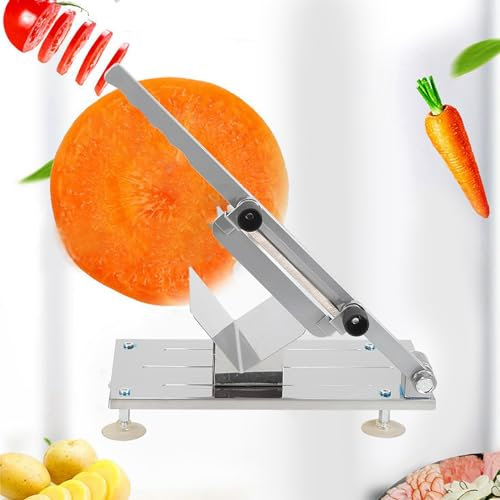 Zerodis Manuale di Alimenti per Alimenti in Acciaio Inossidabile Manuale di Carne Congelata a Pinna di Carne in Acciaio Inossidabile Cleavers Alimentare Affettata a Fette di Manzo a Bordo di Manzo a