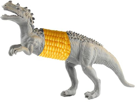 Dinosaur Corn Cob Holders | Stainless Steel Barbecue Prongs Reusable and Easy to Clean for BBQs, Picnics & Family Dinners, Cute Dinos with Stainless Steel Prongs