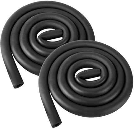 2 stycken 1,7 m rörisolering skum, Ø 16 mm skum runda, isoleringsrör, kan också användas för träningsutrustning, vattenledningar, kopparrör, värmerör etc (9 mm isolerande tjocklek)