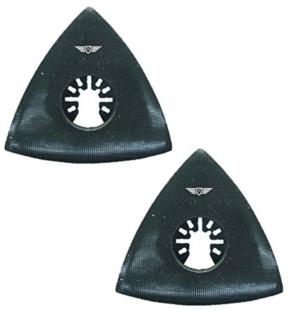2 almohadillas de lijado TopsTools FASP_2 de 80mm compatibles con Dewalt Stanley Black and Decker Bosch Fein (sin StarLock) Makita Parkside Ryobi Worx (cambio rápido) multiherramienta Workzone