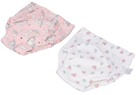 Sous-vêtements d'entraînement pour bébé, Pantalons d'entraînement en Pot, Bonne Absorption d'eau, Ceinture élastique Réutilisable en Coton pour la Marche (Tapez 4)