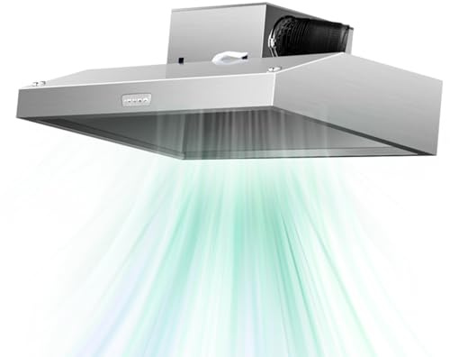 80 Cm Chimney Cooker Hood Extractor Hood with LED and Recirculating & Ducting System Wall Mounted Range Hood 4000-20000（m3/h） Extractor Fan Kitchen (Color : 80 * 60 * 45, Size : 680W)