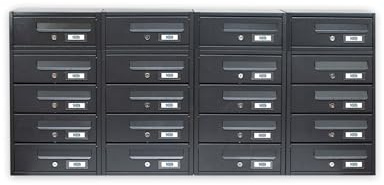 Cassetta Postale Condominiale 20 posti cm 150x17x42h - Modello Modular