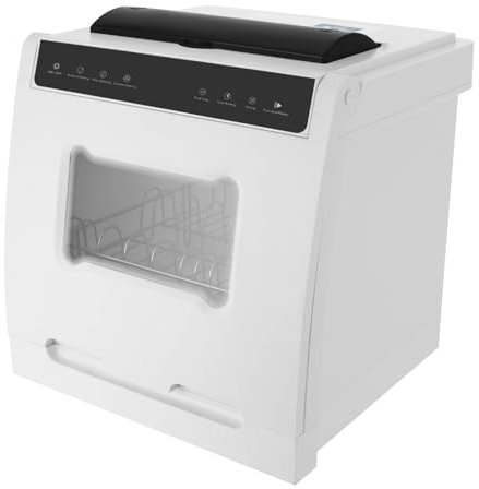 Tischgeschirrspüler,45 * 40 * 40cm Mini-Geschirrspüler mit 4 Programmen und abnehmbaren Geschirrkorb, Spülmaschine Modern Touch-Steuerung für Häuser, Wohnungen, Boote, Wohnmobile