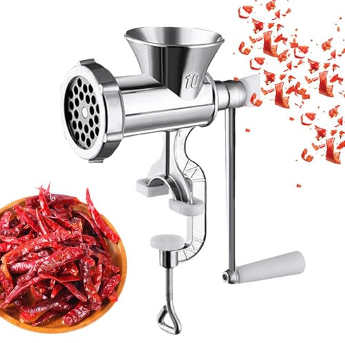 Picadora de carne con relleno de salchichas, picadora de carne para el procesamiento de ciervos, relleno de salchichas, picadora de carne robusta de aleación de aluminio, amoladora montada en mesa