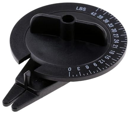 Javoryxh Misuratore Corde per Racchette da Badminton Macchine Utensili Calibratore Tensione Ricambio Manometro Portatile Macchine Utensili per Racchette da Badminton