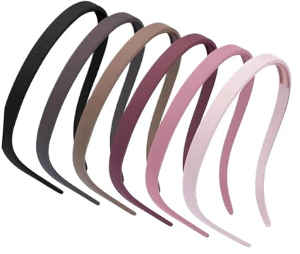 Bandeaux pour femmes à lunettes 6 Pièces Bandeau Incurvé Antidérapant