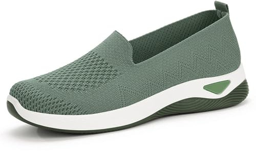 Generisch Zapatillas de deporte para mujer, zapatos diabéticos, con malla para verano, ligeras, transpirables, informales, cómodas, cómodas, para correr, zapatos de verano ortopédicos, cómodas, para