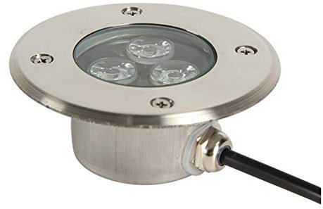 AMDHZ Spot LED Encastrable Exterieur IP68 Étanche Corps en Acier Inoxydable Utilisé pour Trottoir Extérieur, Terrasse, Jardin, Parc（lumière chaude 24V）