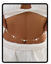 Cubahop perle taille ventre chaîne chaîne corps femme et fille bijoux accessoires