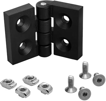 Scharnier Standard Nut 8 für 30-er inkl. Verschraubung 4 Stück