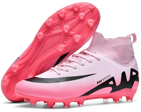 DASHANGYAN Fußballschuhe Herren High Top Spikes Fußballschuhe Outdoor-Fußballtraining Jugendliche Atmungsaktive Turnschuhe Kicking Athletic Training Schuhe Turnschuhe