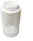 Pattumiera per compostaggio, compostiera interrata da giardino, per rifiuti organici, con filtro di drenaggio efficiente per la circolazione del laghetto dei pesci (160 mm)