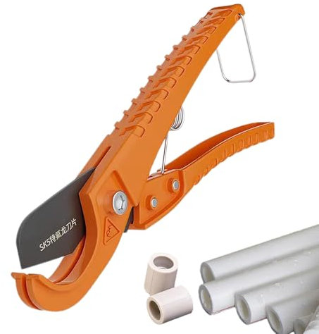 Tagliatubi Manuale - Strumento Da Taglio Resistente Per In PVC, Utensile Per Taglio Preciso Di In Plastica E Gomma | Attrezzo Manuale Per Il Taglio Rapido Di Domestici, Industriali, Da