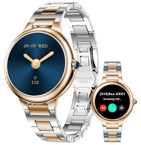 SOUYIE 2026 Luxury Smart Watch for Women, 1.19 AMOLED Display, DA GPT Smartwatch, Heart Rate, Sleep Monitor, 107 Sports Modes Fitness Tracker, Compatible with iOS & Android