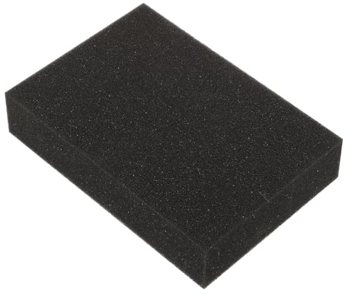 Alipis Almohadilla Grande para Fieltrar Aguja de Esponja Negra Cojín Compacto y Portátil para Trabajo de Fieltro Material de Alta Densidad para Manualidades DIY