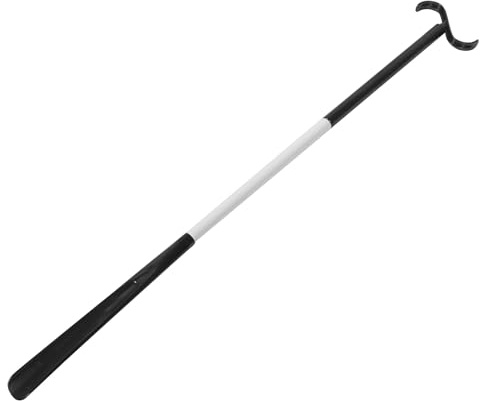MOTHNUR Bâton D’aide à L’habillage Deux-en-abs Léger et Portable, Chausse-pied et Pousse-chemise pour Personnes Âgées, Handicapées et Femmes Enceintes, Accessoire Pratique pour Retirer