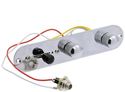 Telecaster kontrollplatta SUPERTOOL 32 mm bredd gitarrstyrplatta 3-vägs brytare förkopplad laddad kontrollplatta gitarrdelar för Tele Style gitarr