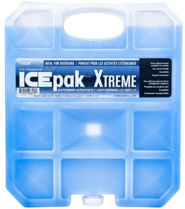 Cryopak ICEpak Extreme – Bloc Réfrigérant Rigide Réutilisable pour Glacières et Sacs Isothermes, sans BPA, Non Toxique, Compatible Congélateur