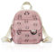WisePoint Zaino Piccolo, Corduroy Zaino Donna Borse a Zainetto con Panda Modello, Zainetto Donna per Camminare, Viaggi, Shopping (rosa)