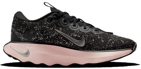 Nike Women's Motiva Se Workout Shoes, Black/Metallic Silver/Silt Red, 5