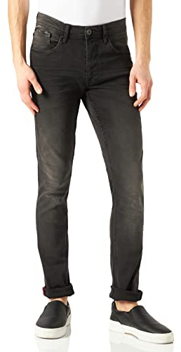 Blend BHJet fit NOOS fit - NOOS Herren Jeans Hose Denim Slim Fit, Größe:W33/32, Farbe:Denim Black (76204)