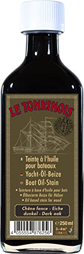 Teinte à l'huile pour bateaux chene fonce - 0,25 L