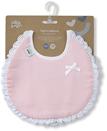 Interbaby Pack 2 Baberos redondos lacito