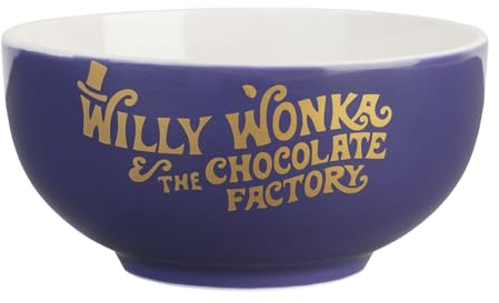 Bol Willy Wonka - Tazas desayuno grandes 600L l Tazones, Cuencos ideal reposteria y pasteleria - Tazas desayuno XXL, Bowl Vajilla