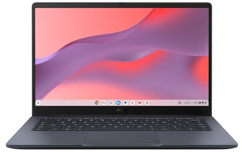 ASUS Chromebook CX1405CKA - Ordenador Portátil de Google 14 Full HD (Intel Celeron N4500, 4GB RAM, 64GB eMMC, ChromeOS) Azul QWERTY + 3 Meses de Google AI Pro con Gemini Pro y 2TB de Almacenamiento