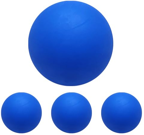 Squashboll nybörjare | 4X Små Squashbollar med hög elasticitet för barn | Hög synlighet utomhussporter ihålig boll Professionell spelarträning