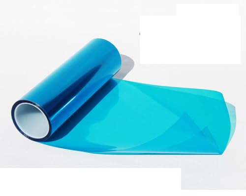 Auto Scheinwerfer Tönungsfolie, KACEPAR Chameleon Vinyl Wrap Auto Schutzfolie für Scheinwerfer Rücklicht Nebelscheinwerfer, Farbwechsel Licht Aufkleber, Blau - 30cm x 120cm