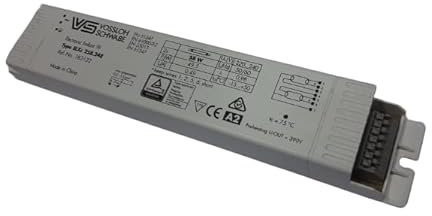 Voslloh Schwabe Ballast électronique T8 ELXc258.248 2X58W, Efficacité A, 116W, 2 x 58W, 220...240V, 50/60Hz, DALI, 50000 heures, 8 unités