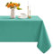 Romanstile Tischdecke 100x140 cm Outdoor abwaschbar Türkis Petrol rechteckig wasserabweisend Tischtuch Table Cloth Tischwäsche Deko für Geburtstag,Party,Garten,Frühling,Sommer,Terrasse,Hochzeit,Ostern
