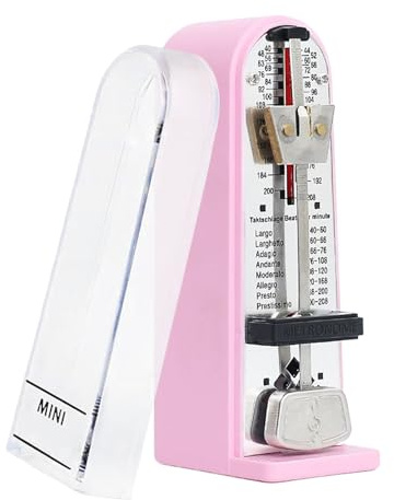 Pianoforte Metronome, Professional Pianoforte, Musical Strumento Accessories, 2,05 x 1,38 x 4,33 pollici Sturdy Adjustable Timer for Youth, Girls, Boys, Family, Friends Practice
